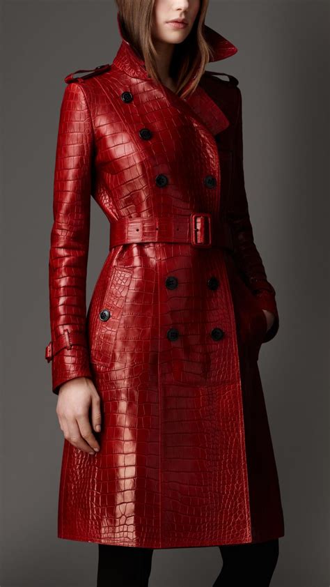 leather burberry coat|women's leather car coat.